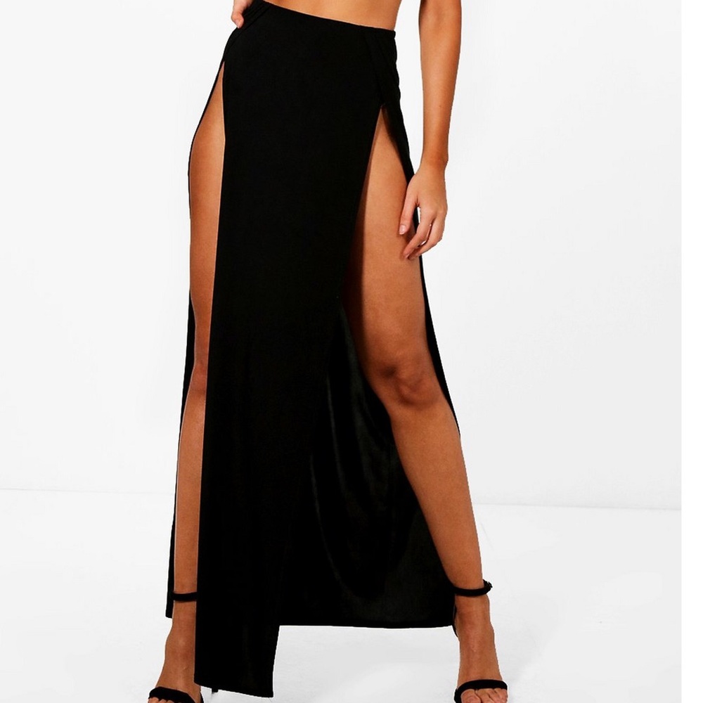 Double Split Maxi Skirt